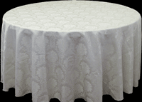 Damask toronto Linen Table rentals Table Linen table  C hampagne Table Linen Ivory Damask linens