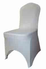 white lycra chair covers for rent